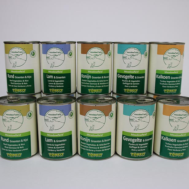 Voordeelpakket voor de Hond - 15 blikken met vlees - 15 x 400 gram.