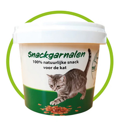 Snackgarnalen voor Katten – 100% natuurlijke Kattensnack
