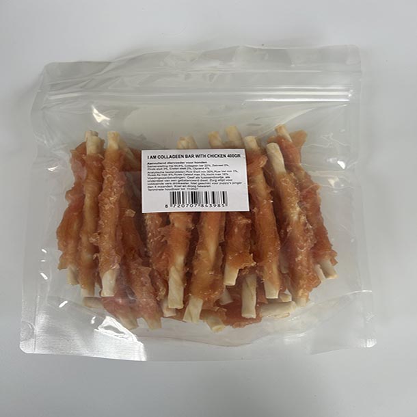 I am Collageen -- Sticks met Kip is een ware traktatie voor uw Hond